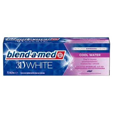 Blend-a-med 3D White Cool Water Pasta do zębów 75ml - 0