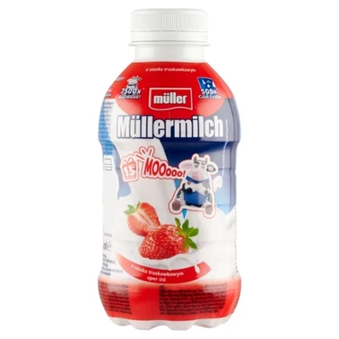 Müller Müllermilch Napój mleczny o smaku truskawkowym 400 g - 1