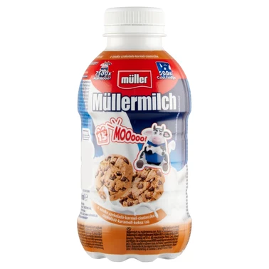 Müller Müllermilch Napój mleczny o smaku czekolada-karmel-ciasteczka 400 g - 1