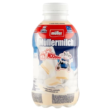 Müller Müllermilch Napój mleczny o smaku białej czekolady 400 g - 1