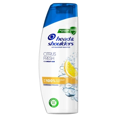 Head & Shoulders Citrus Fresh Szampon przeciwłupieżowy – usuwa do 100% łupieżu, 300 ml - 0