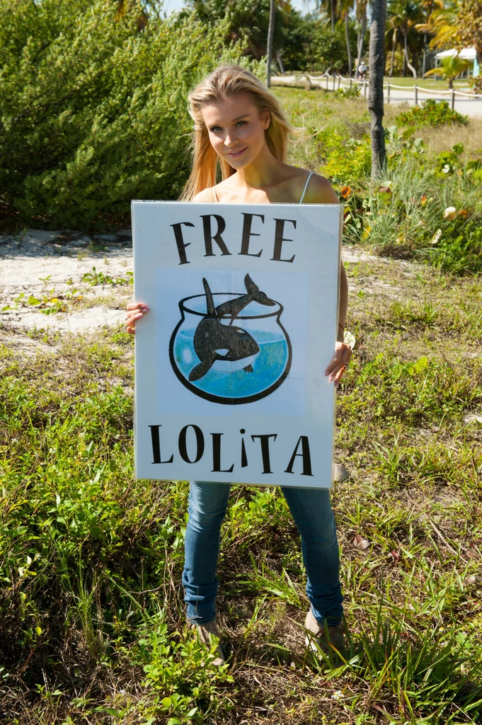 O uwolnienie orki Lolity w 2015 r. apelowała m.in. polska modelka Joanna Krupa