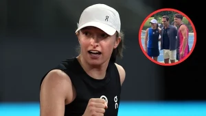 Iga Świątek, Roger Federer i Ben Shelton