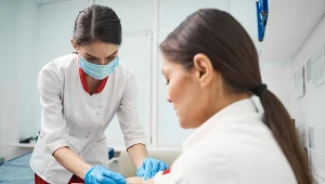 Test ROMA wykonywany jest z pobranej próbki krwi pacjentki