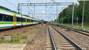 Miejsce zderzenia pociągów