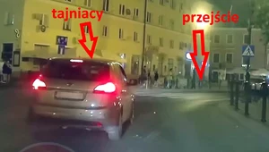 Policjanci w nieoznakowanej Kii uznali, że kierowca omijał ich koło przejścia dla pieszych, co według nich było niezgodne z prawem