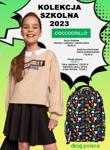 Gazetka promocyjna Coccodrillo, ważna od 24.08.2023 do 16.09.2023.