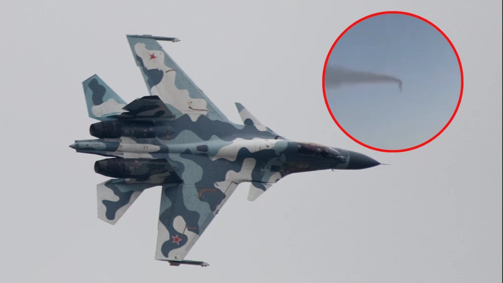 Pilot rosyjskiego Su-30SM w jedną chwilę zmienił się z myśliwego w zwierzynę