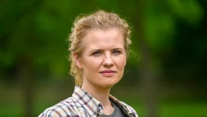 Wiktoria Godoreckaja na planie serialu "Profilerka"