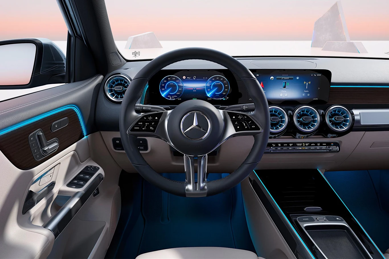 Mercedes EQA i EQB po liftingu zyskały odświeżony kokpit