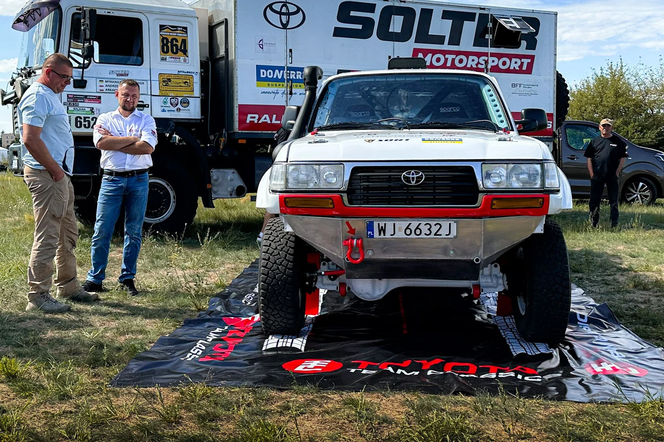 Toyota Land Cruiser HDJ80 zespołu Toyota Team Classic Toyota Land Cruiser HDJ80 zespołu Toyota Team Classic