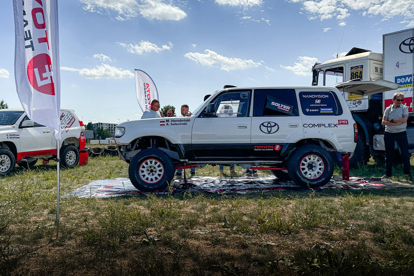 Toyota Land Cruiser HDJ80 zespołu Toyota Team Classic Toyota Land Cruiser HDJ80 zespołu Toyota Team Classic