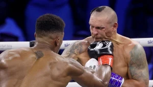 Ołeksandr Usyk w starciu z Anthonym Joshuą pokazał też, że ma twardą szczękę i potrafi przyjąć mocny cios