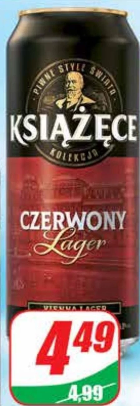 Książęce Czerwony Lager Piwo 500 ml