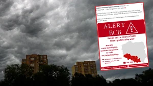 "Burze z gradem i silny wiatr". Wydano alert RCB