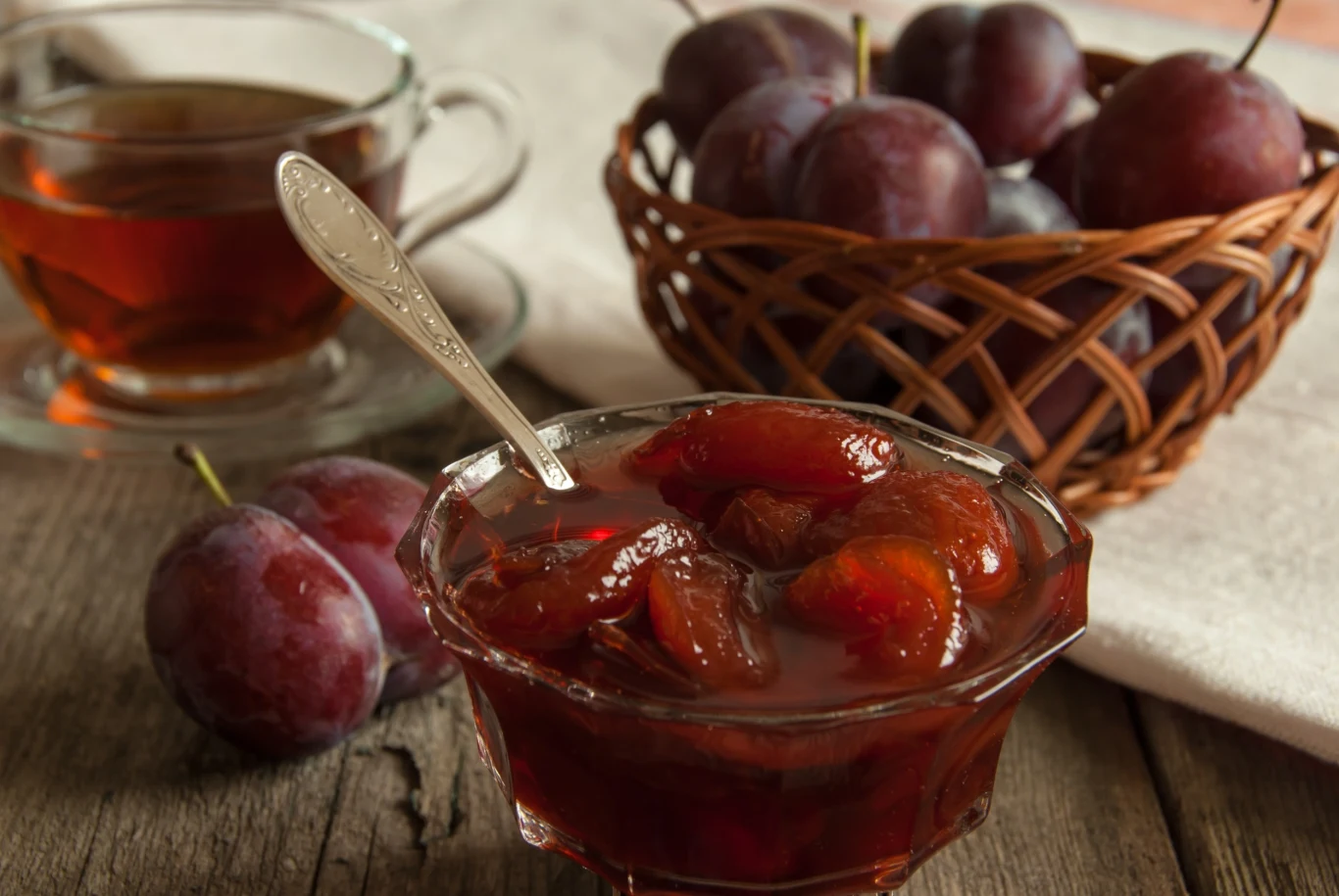 Chutney ślikwowy idealnie współgra z pieczoną kaczką bądź też schabem