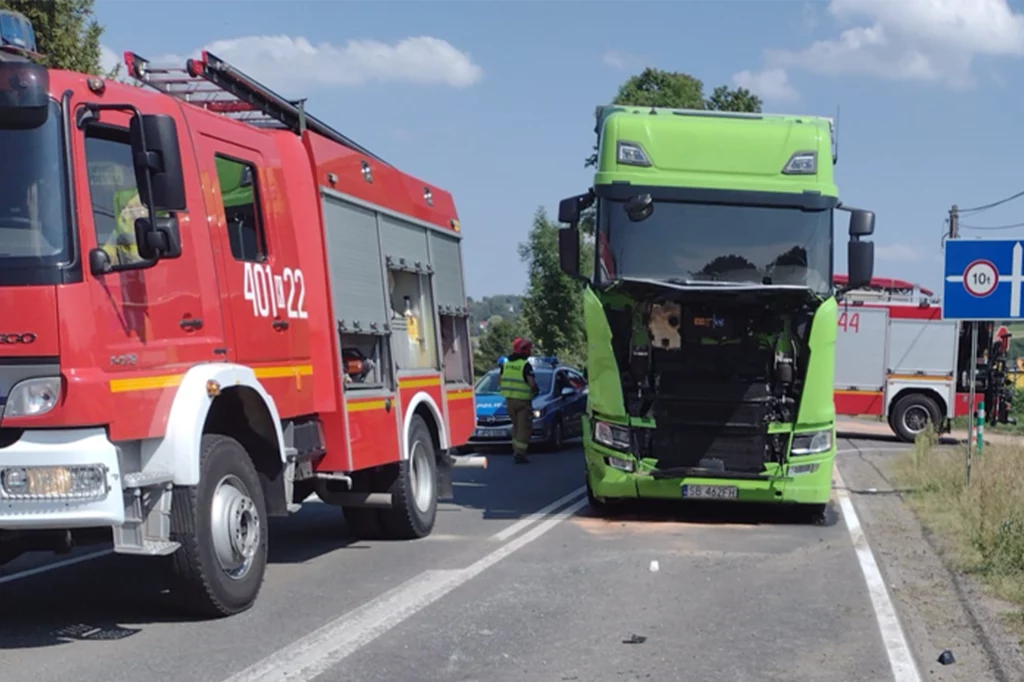 Wjechał pod rozpędzoną ciężarówkę. 77-latek nie miał szans na przeżycie