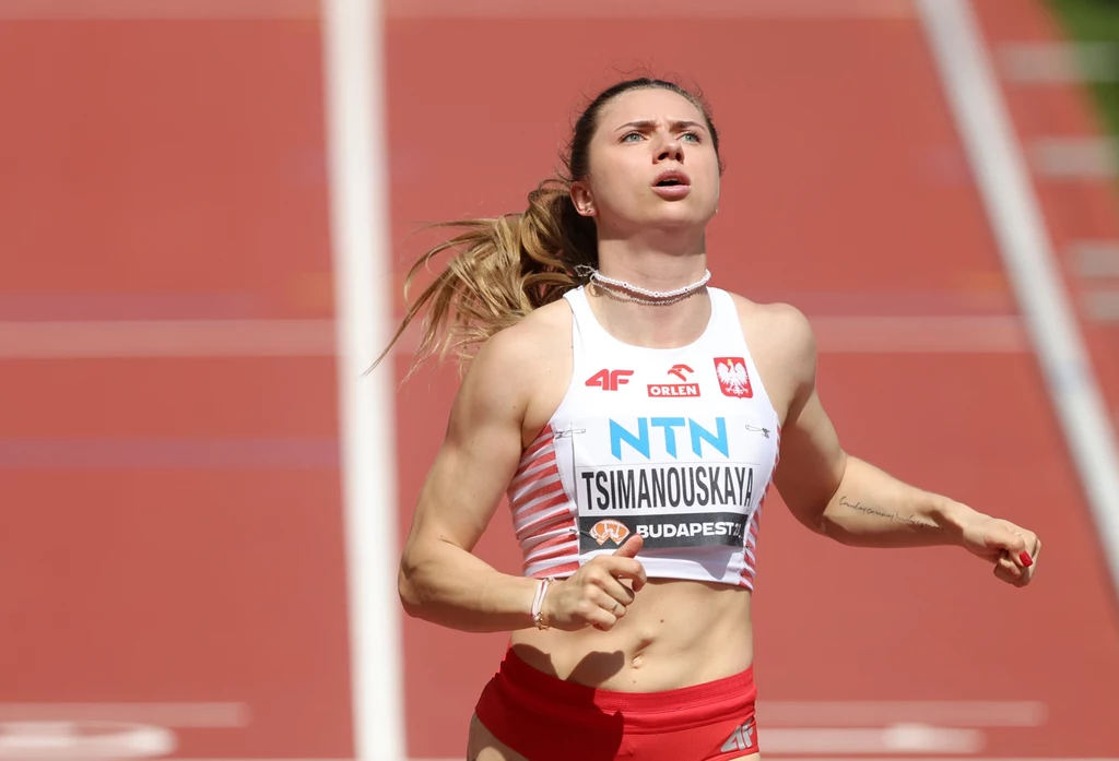 Kryscina Cimanouska na MŚ w lekkoatletyce, Budapeszt 2023 Kryscina Cimanouska na MŚ w lekkoatletyce, Budapeszt 2023