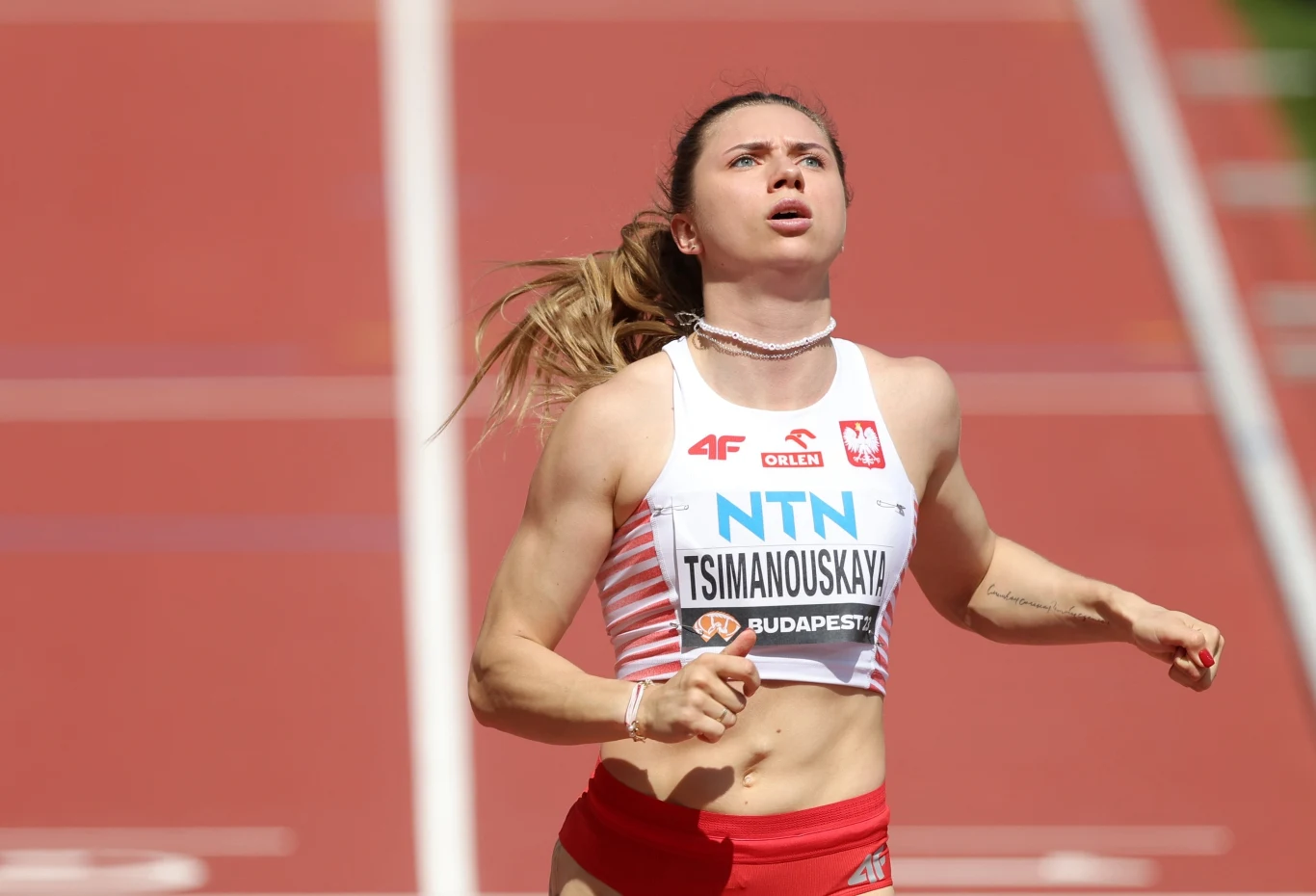 Kryscina Cimanouska na MŚ w lekkoatletyce, Budapeszt 2023