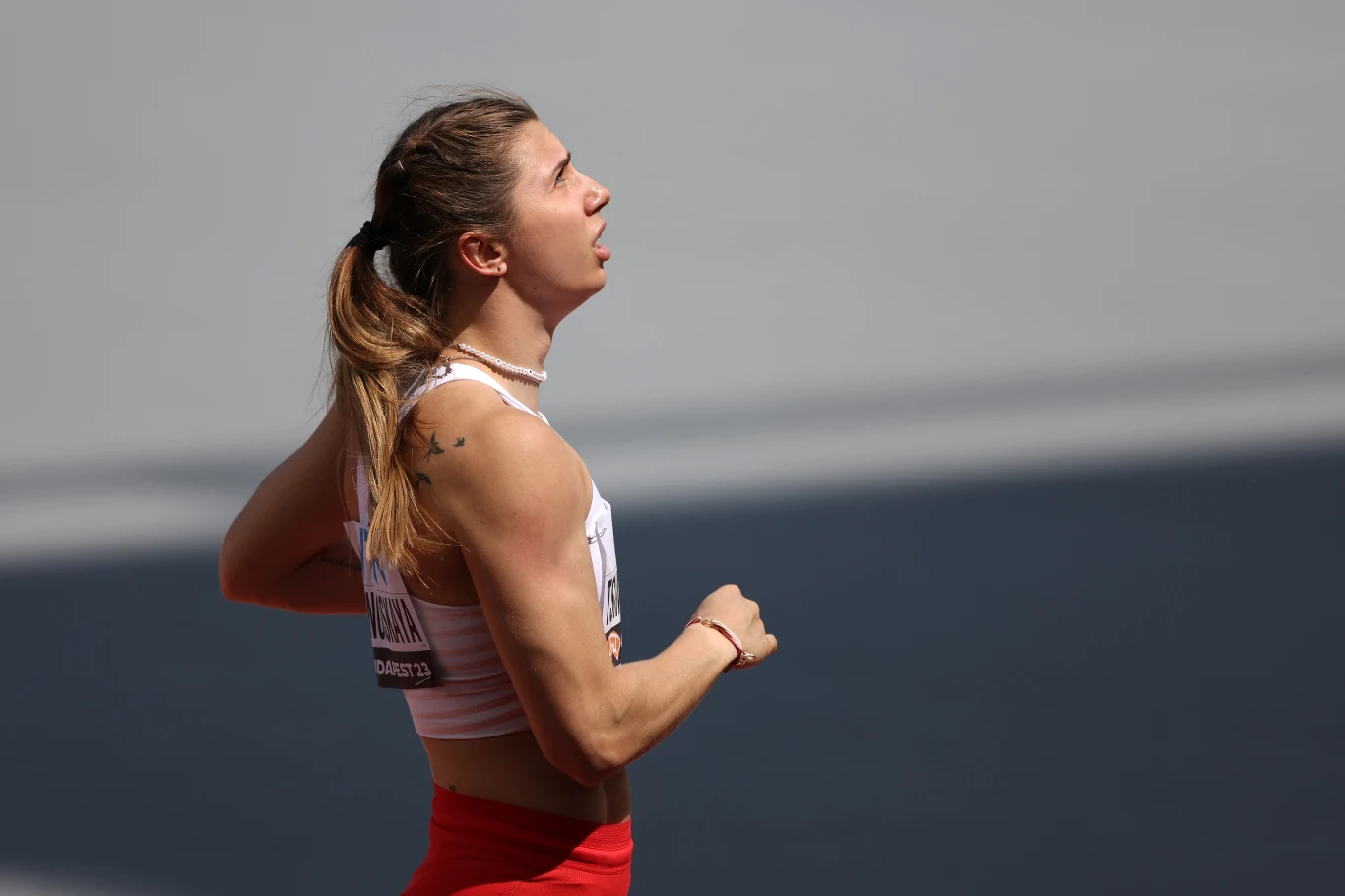 Kryscina Cimanouska na MŚ w lekkoatletyce, Budapeszt 2023