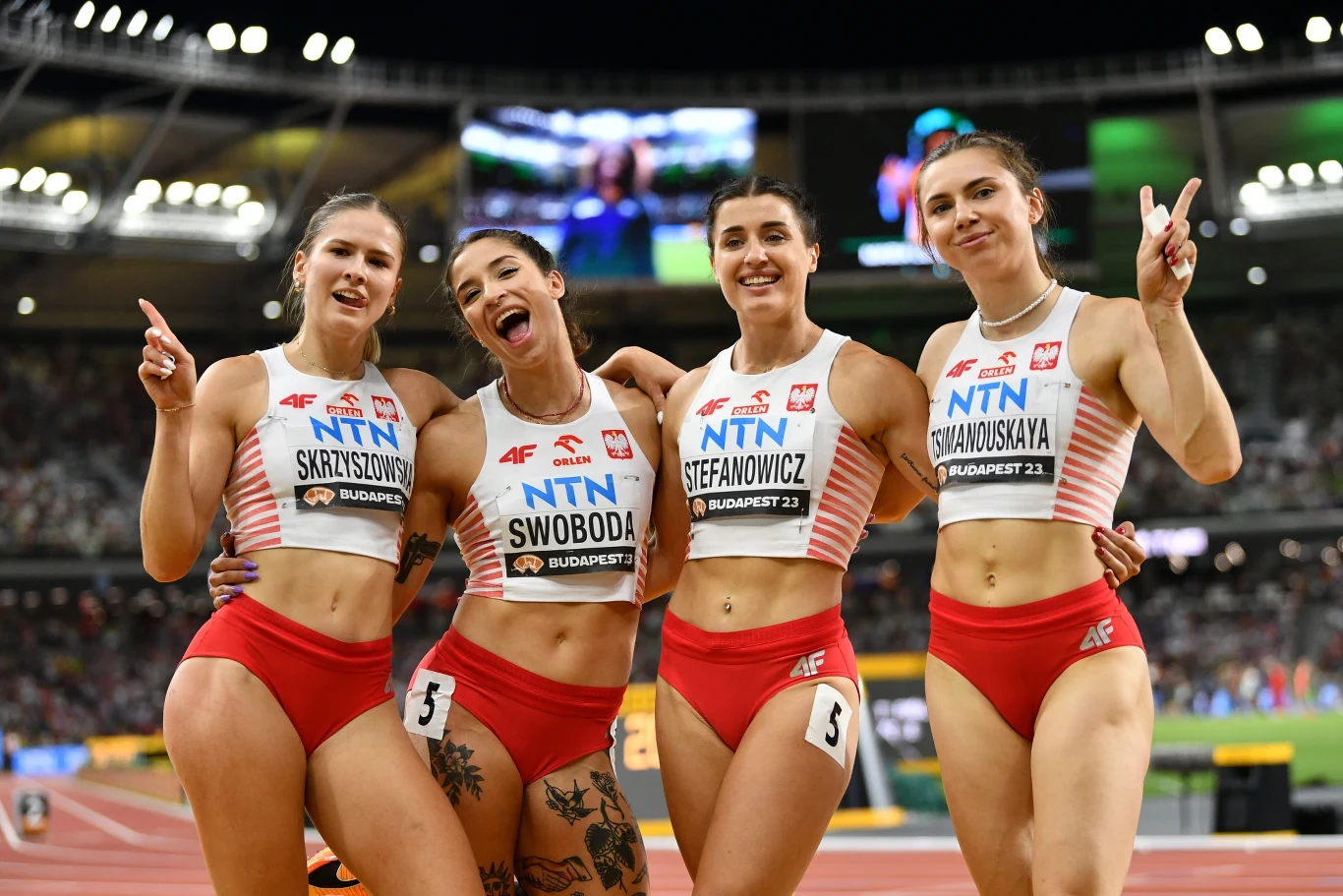 Od lewej: Pia Skrzyszowska, Ewa Swoboda, Magdalena Stefanowicz i Krystyna Cimanowska