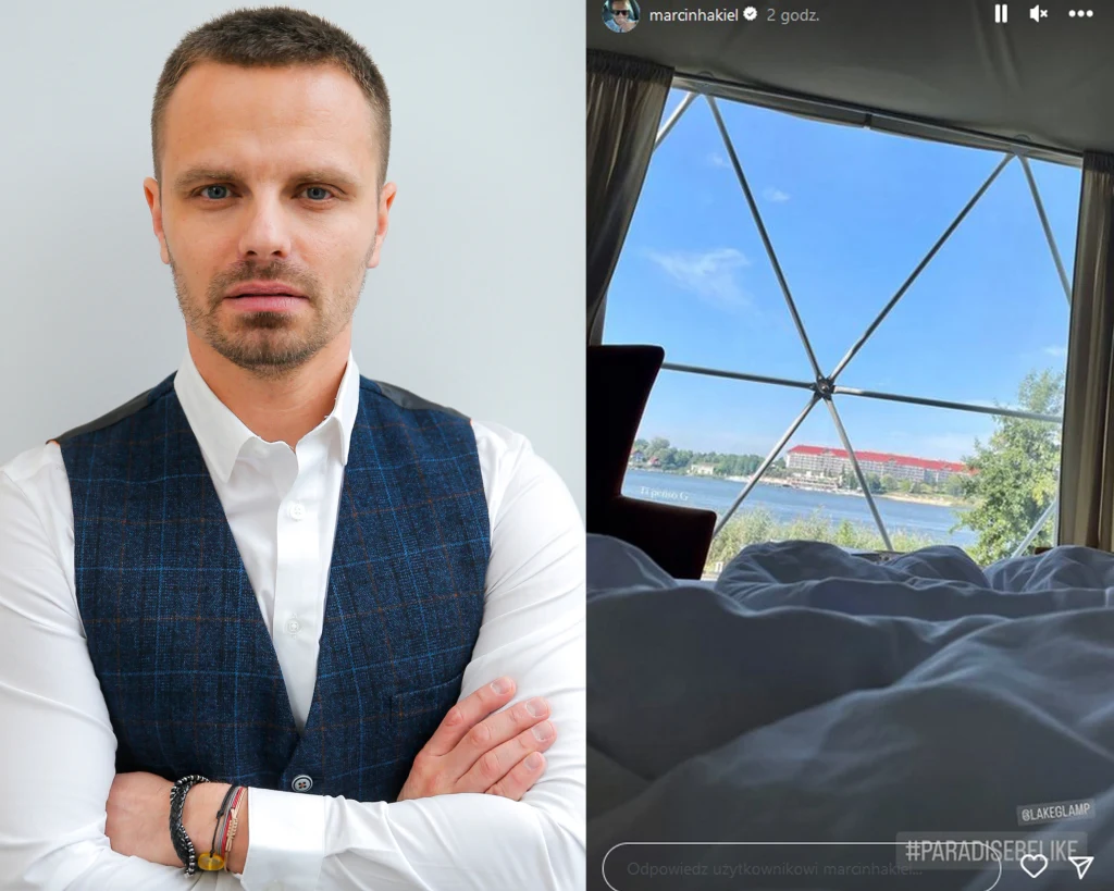 Marcin Hakiel przebywa w urokliwym miejscu Marcin Hakiel przebywa w urokliwym miejscu