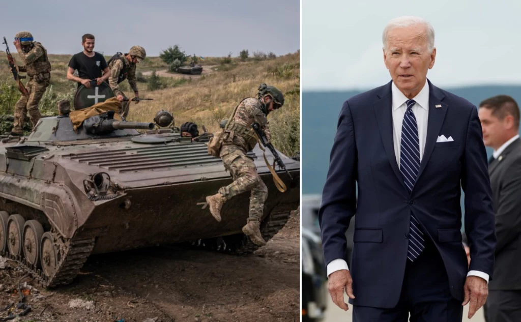 Prezydent USA Joe Biden może sprawić, że kontrofensywa Ukrainy zwiększy tempo Prezydent USA Joe Biden może sprawić, że kontrofensywa Ukrainy zwiększy tempo