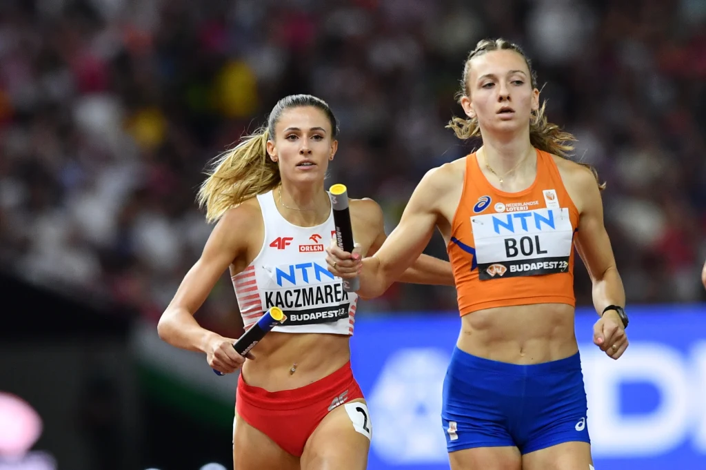 Natalia Kaczmarek i Femke Bol Natalia Kaczmarek i Femke Bol