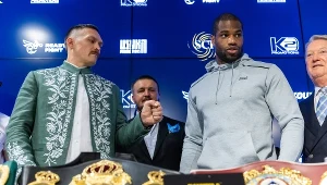 Ołeksandr Usyk i Dabiel Dubois