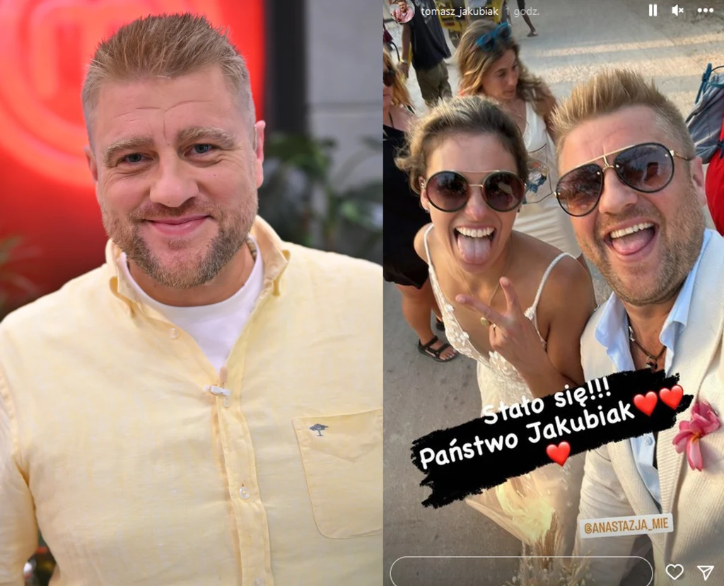Tomasz Jakubiak wziął ślub