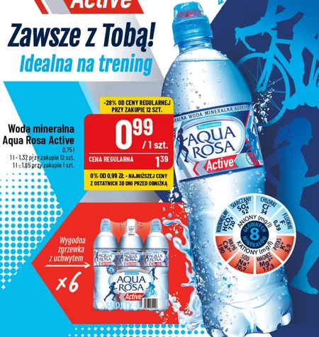 Woda mineralna Aqua Rosa
