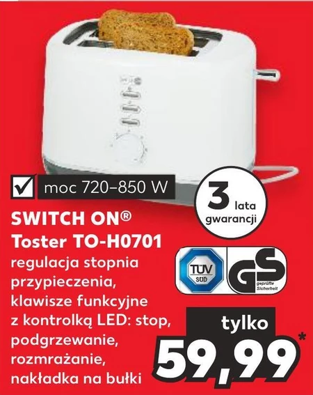 Toster Switch On