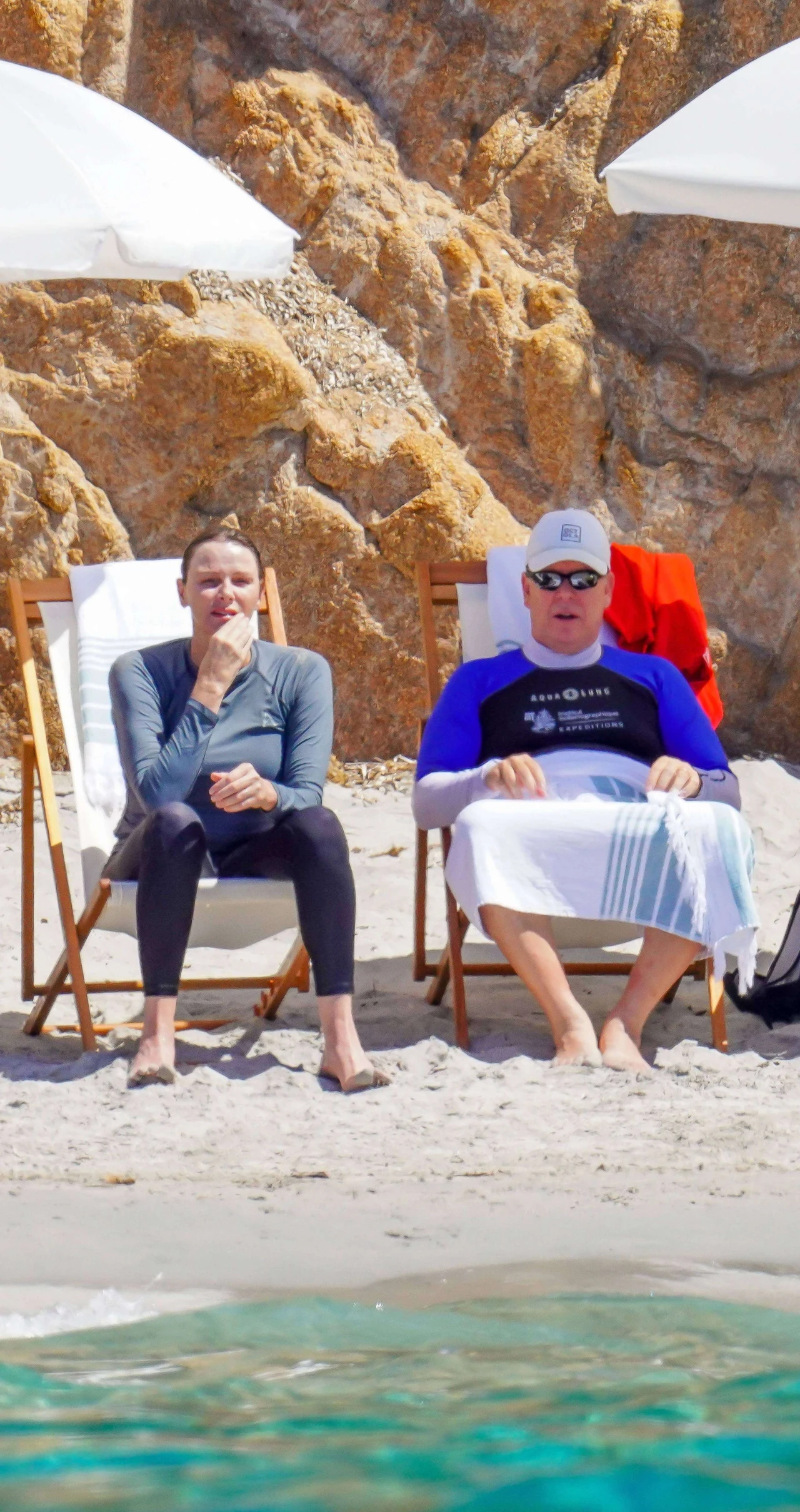 Książę Albert i księżna Charlene na wakacjach Książę Albert i księżna Charlene na wakacjach