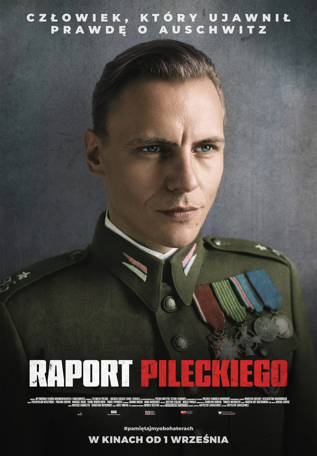 Plakat filmu "Raport Pileckiego" Plakat filmu "Raport Pileckiego"
