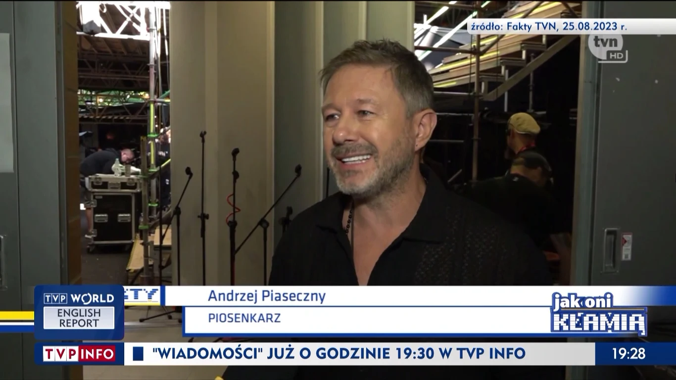 Andrzej Piaseczny zachęca do pójścia na wybory /https://www.tvp.info/71870397/28082023-1919/