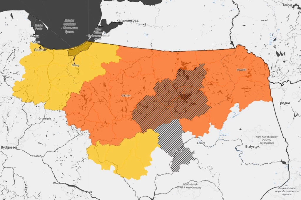 Alerty IMGW na wtorek 29 sierpnia. Ostrzeżenia obowiązują do godz. 12 Alerty IMGW na wtorek 29 sierpnia. Ostrzeżenia obowiązują do godz. 12