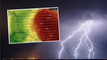 We wtorek w Polsce będzie ogromna różnica temperatur: od kilkunastu s. C na zachodzie po upały na wschodzie. W całym kraju mogą się też pojawić silne burze