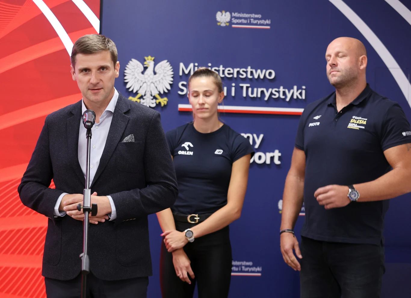 Dyrektor sportowy PZLA Krzysztof Kęcki, Natalia Kaczmarek, Piotr Małachowski Dyrektor sportowy PZLA Krzysztof Kęcki, Natalia Kaczmarek, Piotr Małachowski