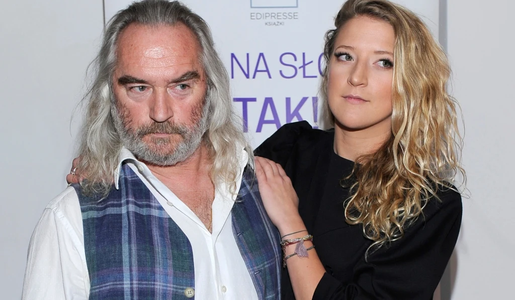 Lara Gessler z tatą, Piotrem