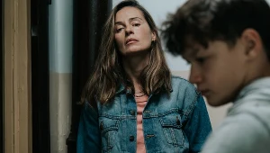 Agnieszka Grochowska i Filip Wiłkomirski w "Bracie"