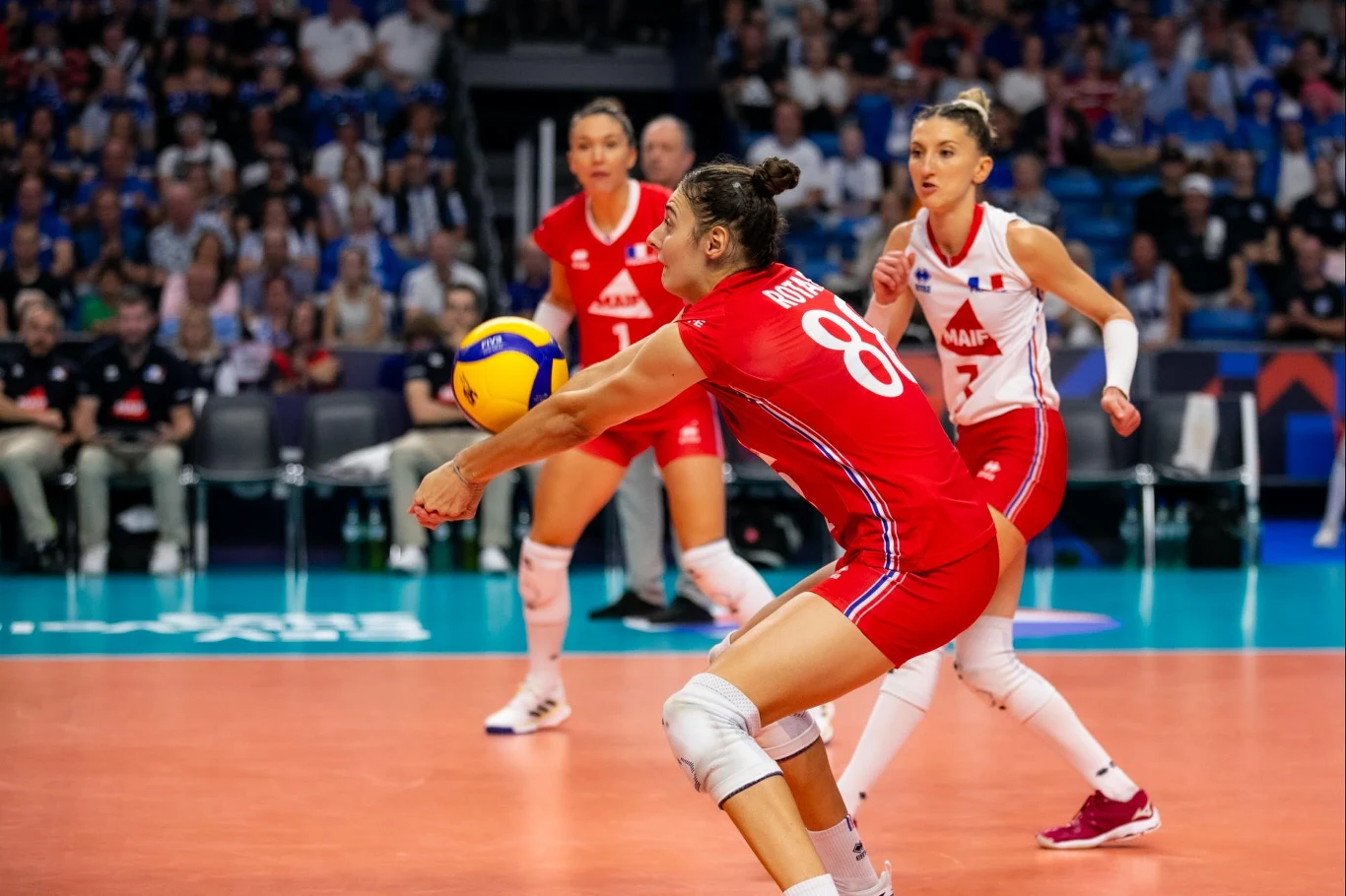 Amelie Rotar w barwach reprezentacji Francji