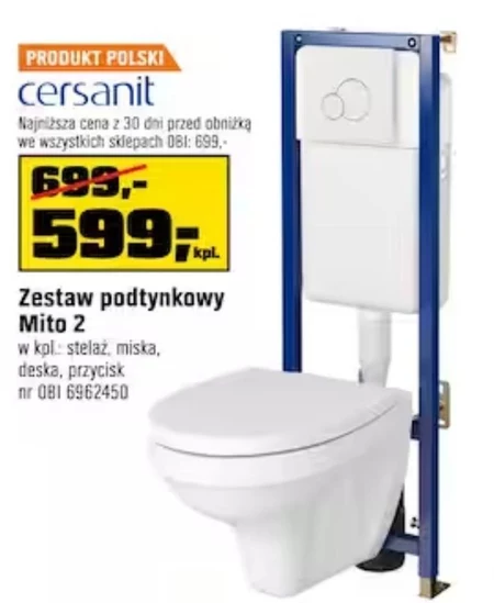 Zestaw podtynkowy Cersanit