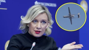 Marija Zacharowa oceniła, że ukraińskie drony nie doleciałyby w głąb Rosji, gdyby nie informacje z Zachodu