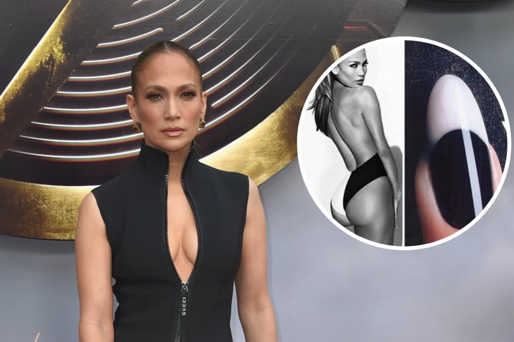 Jennifer Lopez stała się muzą do stworzenia tuxedo nails