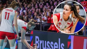 Magdalena Jurczyk (w kółku) po spotkaniu z Turcją mówiła o straconej przewadze Polek