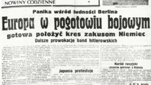 "Niemiec nie należy się bać". Co pisały gazety przed wrześniem 1939?