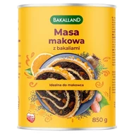 Bakalland Masa makowa z bakaliami 850 g 