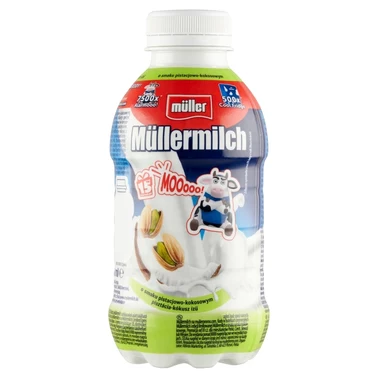 Müller Müllermilch Napój mleczny o smaku pistacjowo-kokosowym 400 g - 1