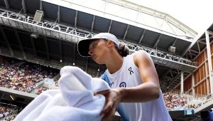 Iga Świątek podczas US Open
