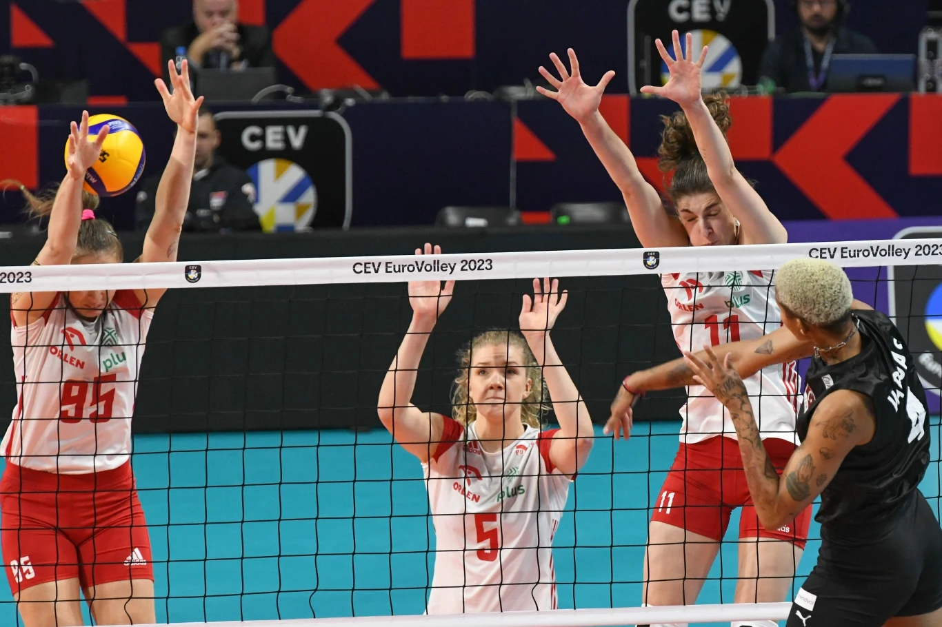 Mecz Polska - Turcja na ME w siatkówce kobiet